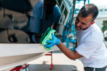 Boat detailing exterior